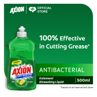 Axion Kalamansi Antibacterial Dishwashing Liquid with Triple Active Power 500ml
