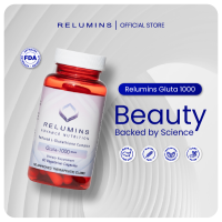 Relumins Gluta 1000 Reduced L-Glutathione Complex ALA & Vit C 60 Capsules Whitening and Antioxidant
