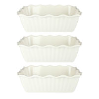 MELAWARES PLAIN IVORY Rectangular Server 10 inch [7110 - IVORY]