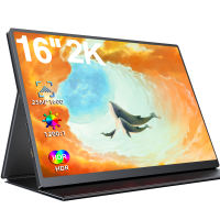 UPERFECT Portable Monitor 15.6 16 18.5 inch 1080P 2K 60 120Hz 100%sRGB FHD VESA Type-C Game Monitor Display Laptop PS3 Switch Macbook