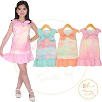 PRINCESS GULLIE FASHIONISTA KIDS TYEDIE RIBBON SKATER SKIRT FOR BABY GIRLS KD3132