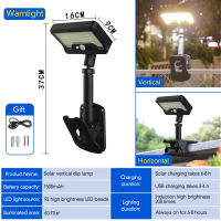 NOXIER Solar Garden Light Motion-Sensor IP65 Waterproof Clamp Solar Light 3 Modes Energy Saving Automatic Outdoor Lamp Balcony Solar Street Light