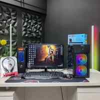 BRAND NEW SINGLE PISONET PACKAGE RYZEN 3 3200G 8GB RAM 128GB SSD 19 WIDE MONITOR + ACCESORIES