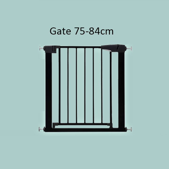 Adjustable Baby Safety Door Gate Pet Dog Cat Fence Stair Door Metal High Strength Iron Gate For Kids