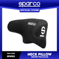 Sparco Car Seat Neck Pillow Memory Foam (Black) SPN102BK