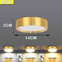 Led Ceiling Light 3 color Downlight Surface Mounted Tricolor Pin Lamp Aluminum Spot Lights For Living Room Bedroom Home