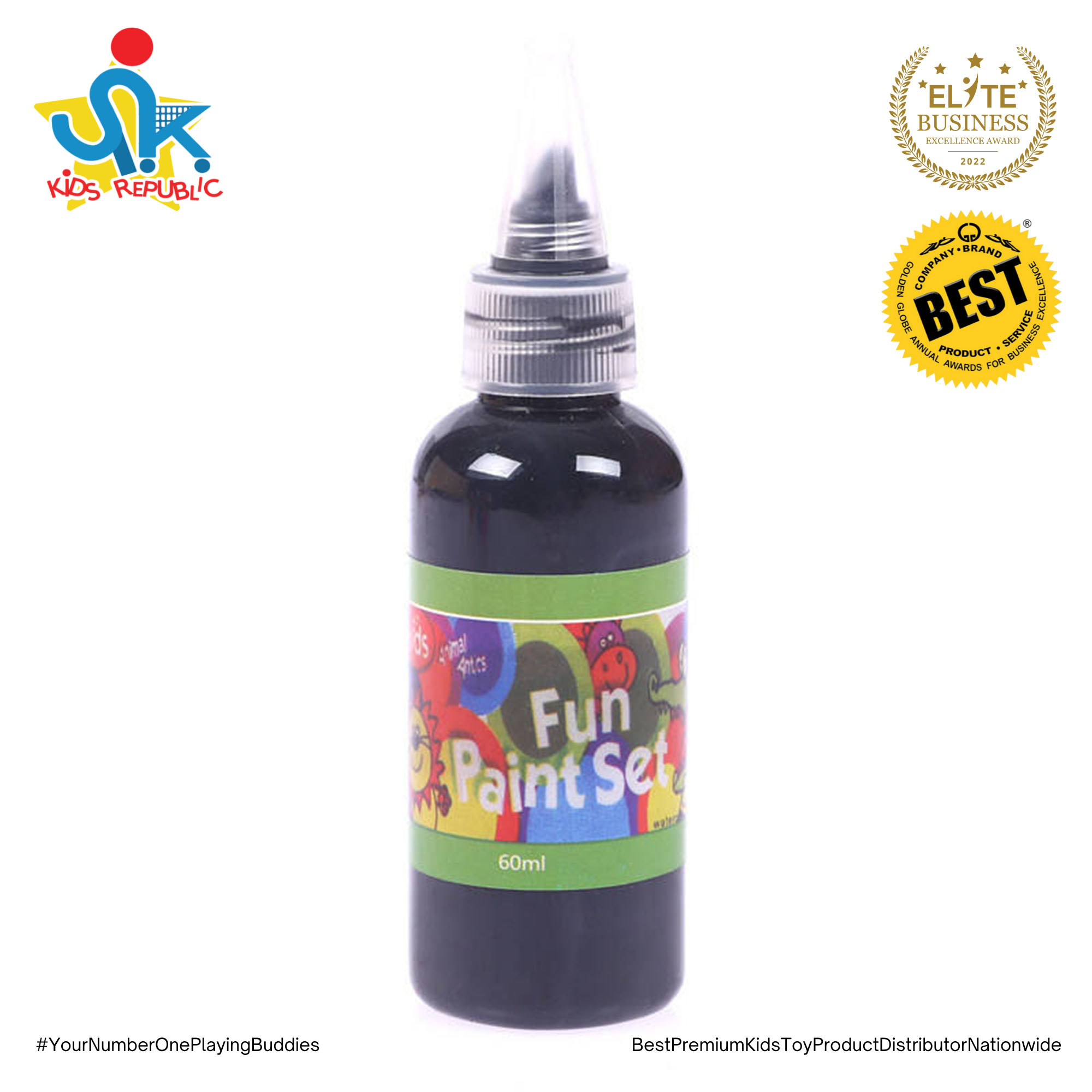 Washable Tempera Paint 12 60ml Professional Watercolor Set