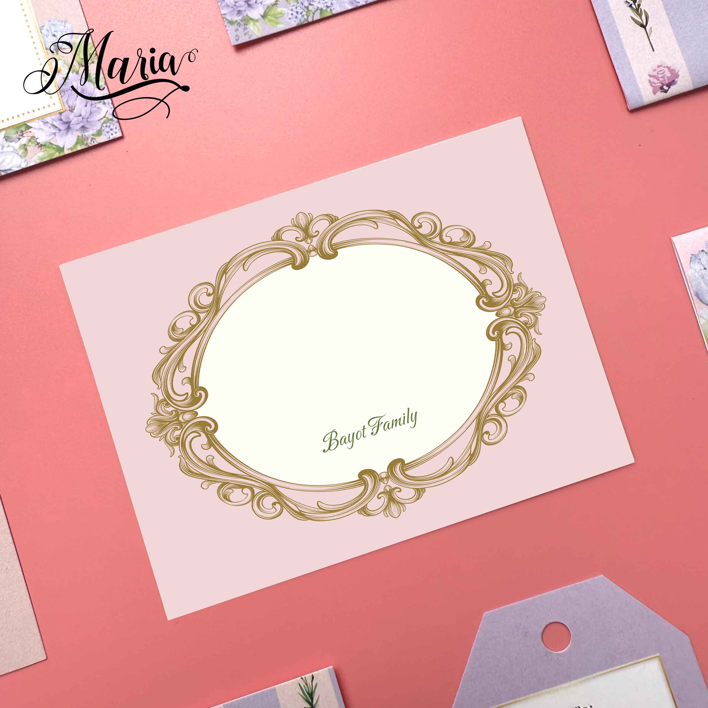 16 pcs or 32 pcs Personalized Holiday Note Cards Gift Tags Gift Cards