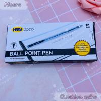 12pcs Original HBW #2000 Ballpen Ball point pen HBW Black Blue Red Green