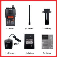 ICOM V85 Long Range Ham Radio Walkie Talkie Waterproof VHF 136-174MHz 7W High Power 107 Channels Portable Two Way Radio FM for Marine Outdoor