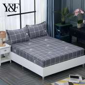 Yo-Fun Queen Size Cotton Fitted Bed Sheet
