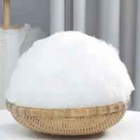500G Fiber Cotton Fill for Stuff Toys Pillows Throw Pillows Soft Comfortable High-Quality Cotton Fibers