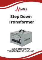 Step Down Transformer 1500Watts [Meiji Step-down Transformers 1500 Watts] ST-1500