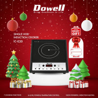 Dowell Single Hob Induction Cooker | 7 Cooking Functions | 8-Level Power & Temperature | Ceramic Plate | 1300W | IC-E20