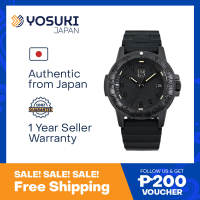 LUMINOX T25 XS.0301.BO.L LEATHERBACK SEA TURTLE 0300 SERIES Black out Quartz Black Wrist Watch For Men from YOSUKI JAPAN