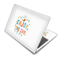 Royqueen 12 13 14 15.6 inch Laptop Cover Sticker Skins Quote Wisdom Famous Saying Words Sentence Notebook Laptop Stickers 2pcs Sheets Decal Laminated Sticker for Macbook /Lenovo/Asus/Hp/Acer