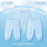 Cotton Central™ - (3pcs) Pajama Pants Newborn Infant Baby 100% USA Cotton Boy Girl Stuff Clothes