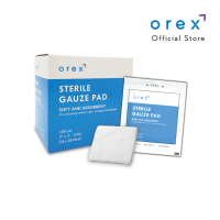 OREX Sterile Gauze Pad / Gauze Swab / Gauze Sponge - 2x2/3x3/4x4 - 1 box (100 pcs)