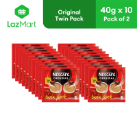 Nescafé Original Twin Pack (40g x 10) - Pack of 2