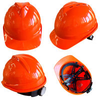 Harden 285mm Safety Helmet hard hat CE approved PP plastic Body Four-point double layer lining splicing structure With vent-holes Adjustable headband