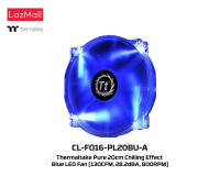 CL-F016-PL20BU-A Thermaltake Pure 20cm Chilling Effect Blue LED Fan [130CFM 28.2dBA 800RPM]