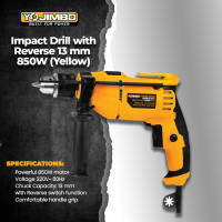 Yojimbo Impact Drill with Reverse 13 mm 850W (Yellow)