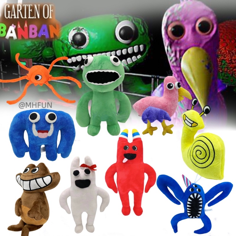 25cm Game Garten of BanBan Plush Opila Bird Stuffed Animals Plushies Toy  1pcs-6pcs Game Fans Gift for Kid free shipping