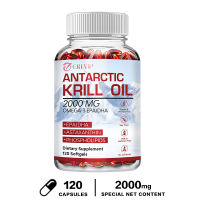 CREVIP ANTARCTIC KRILL OIL - 2000 mg - 120 Capsules sumusuporta sa cardiovascular function cognitive performance at pinapaginhawa ang pananakit ng kasukasuan