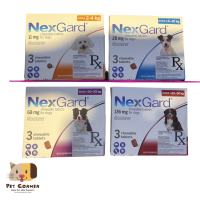 NEXGARD ANTI TICK AND FLEA STICKERS INCLUDED CHEWABLE FORM