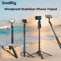 SmallRig Windproof Tripod 185cm Selfie Stick with Tripad Gimbal Stabilizer Monopod with Bluetooth Remote Control for GoPro Action Sports Camera Mirroless Mobile Phone Vlogging 4668