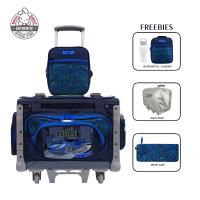 Robby Rabbit Fierce Car Medium Box-Type Trolley (Blue)