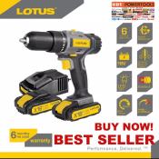 Lotus Cordless 18V Impact Hammer Drill with 2 Batteries