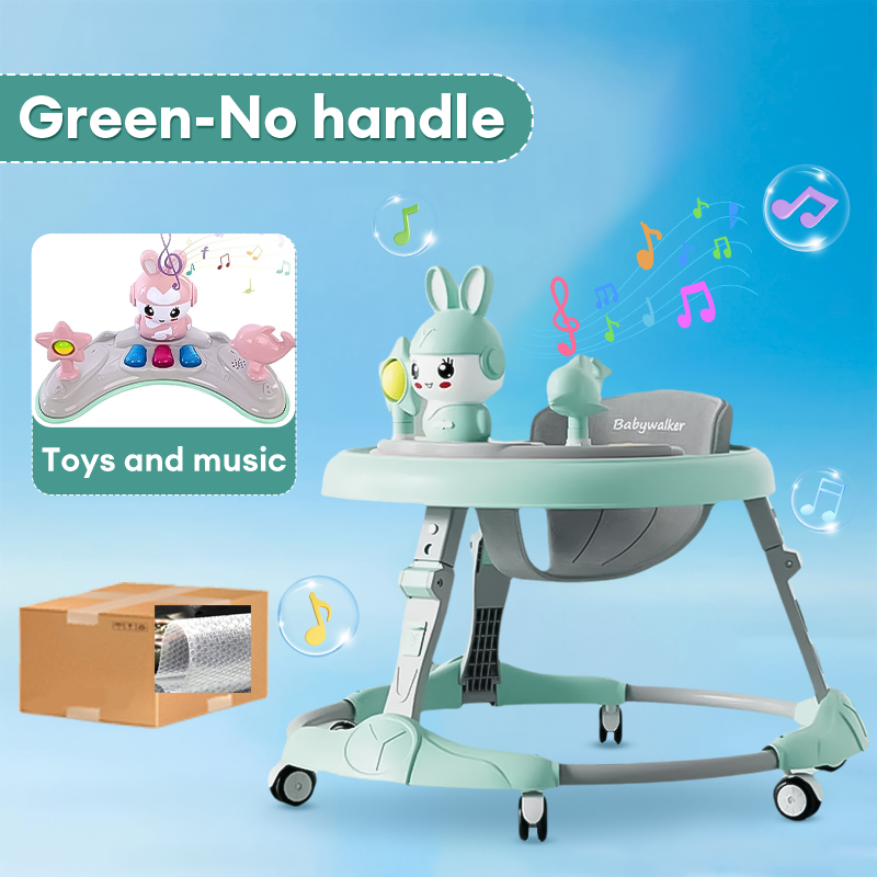 Beige Baby walker Walker for baby Boy&Girls push walker for baby with music baby walking trainer baby wolker with sound
