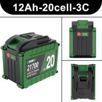 TANZU  MT-21V 3C 5/10/15 21700 Lithium Li-Ion 21V 3000mah 9A Battery Cordless Drill Battery Rechargeable