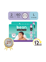 [Bundle of 2] bean Cloud Diapers Pants Large (9-14 kg) - 60 pcs