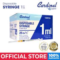Indoplas 25G Cardinal Care Disposable Syringe Luer Slip 1ml Box of 100