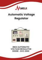 Automatic Voltage Regulator AVR [Meiji AVR Servo Motor Type 1000W] SVC-1000