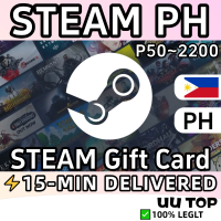 Steam Gift Card PH Steam Wallet PHP 50-PHP 2200 Philippines✨Steam Card PH Steam Digital CODE✨UU TOP[EMail Delivery Digital Codes]