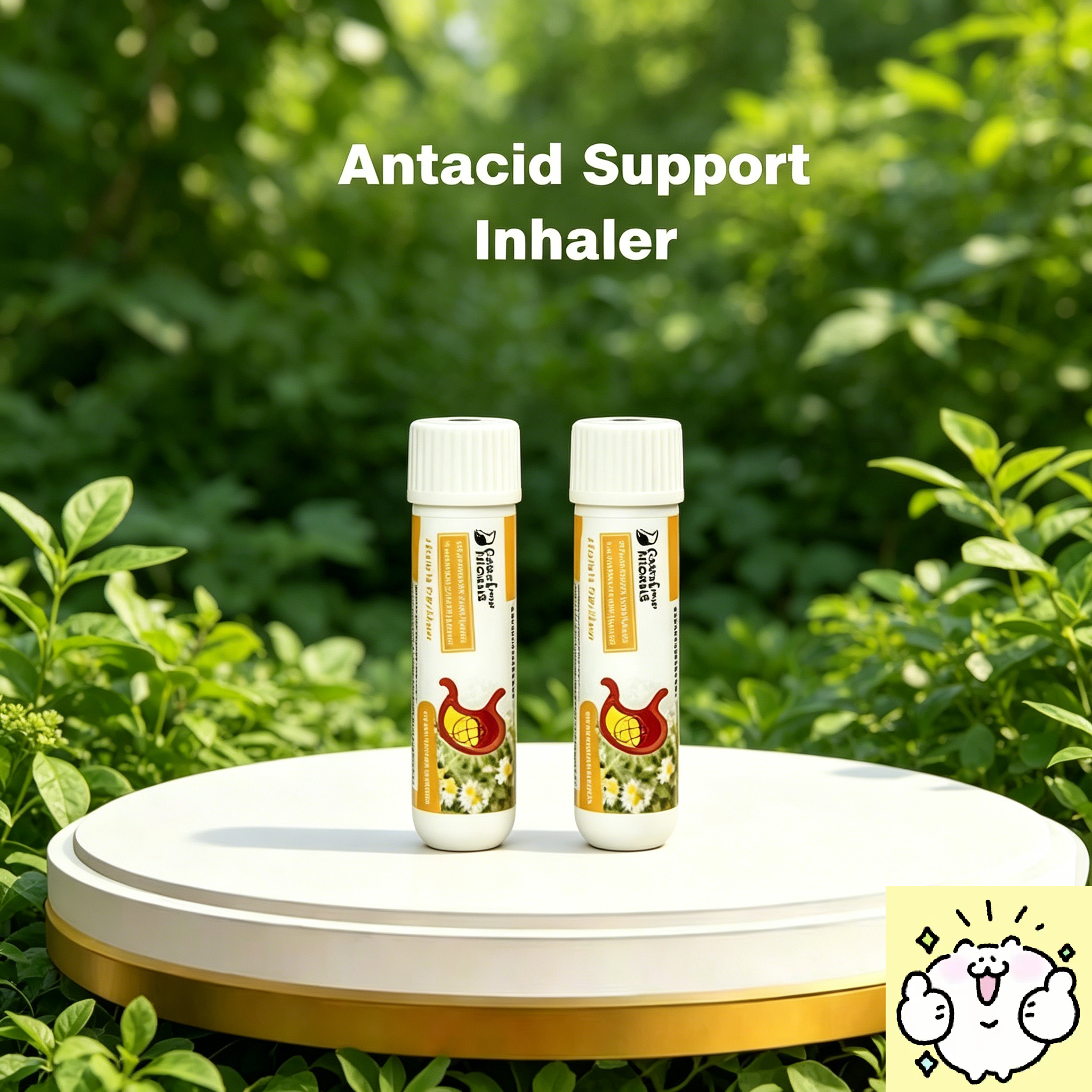 3pcs GastoEase Naturals Antacid Support Inhaler Herbal Digestive Aid Medicines & Remedies