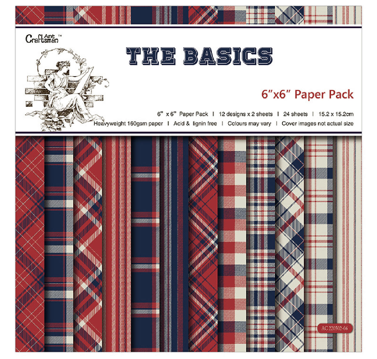 6-inch DIY hand account background paper single-sided-12 pictures*1 sheet/set