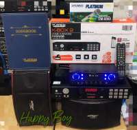 Karaoke Set Bundle Konzert KCS-212 karaoke speaker & amplifier 150watts x2 with Platinum KBOX2 20k songs karaoke player with remote FREE platinum mic [testede before ship out]