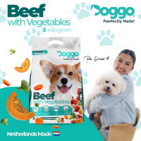 Doggo Hypoallergenic Beef with  Vegetables (3kg)