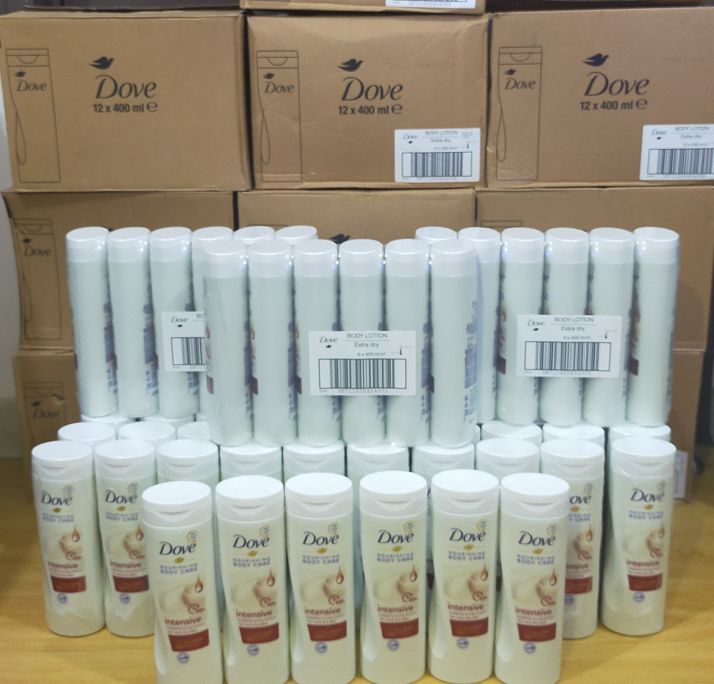 DOVE 10x Intensive Nourishing Body Care Lotion Extra Dry Skin Deep Care Complex 400 ML Made in