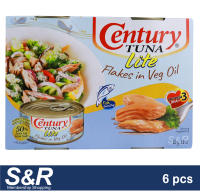 Century Tuna Lite Flakes in Vegetable Oil 6pcs