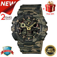 【2YEARS WARRANTY】G-Shock GA-100CM-5A shockproof Military Waterproof Sport LED Digital Quartz Men Watch