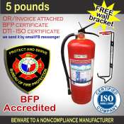 RDSN Fire extinguisher 5lbs. red ABC