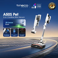 Tineco A50S UltraClean Cordless Vacuum – 185W Suction | iLoop Smart Sensor | Zero Tangle Roller | 70 Min Runtime