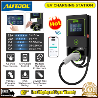 AUTOOL C701 EV Electric Car Charging Station 7KW 32A Charger APP Smart Control Charging Box Charger For Electric Car 220V