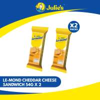 Julies Lemond Cheddar Cheese Puff Sandwich 54g X 2 Packs
