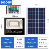 solar christmas light 10000W Solar Light Outdoor Waterproof RGB Wall Lights Floodlights 16 Colors+4 modes Solar RGB Colorful Flood Light with Remote Control，christmas lights solar power